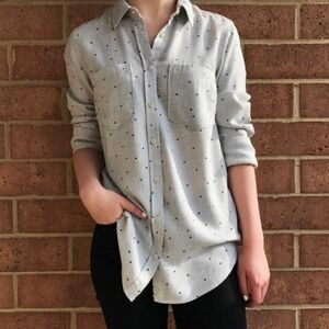 A NEW DAY‎ Star-print Button-down Shirt XXL